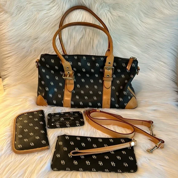 Dooney and bourke monogram satchel shop